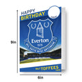 Everton FC Personalise Birthday Card With Sticker Sheet
