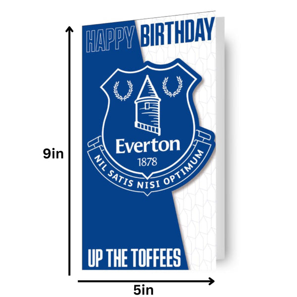 Everton FC 'Up The Toffees' Birthday Card – Danilo Promotions