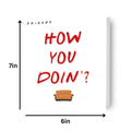 Friends 'How You Doin'?' Blank Card