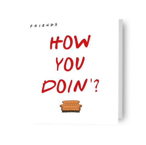 Friends 'How You Doin'?' Blank Card