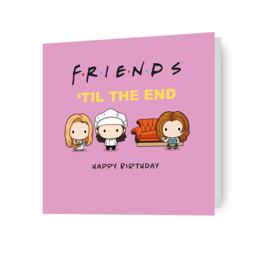 Friends Cartoon Birthday Card