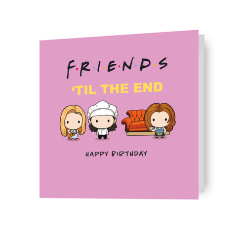 FRIENDS Cartoon Birthday Card