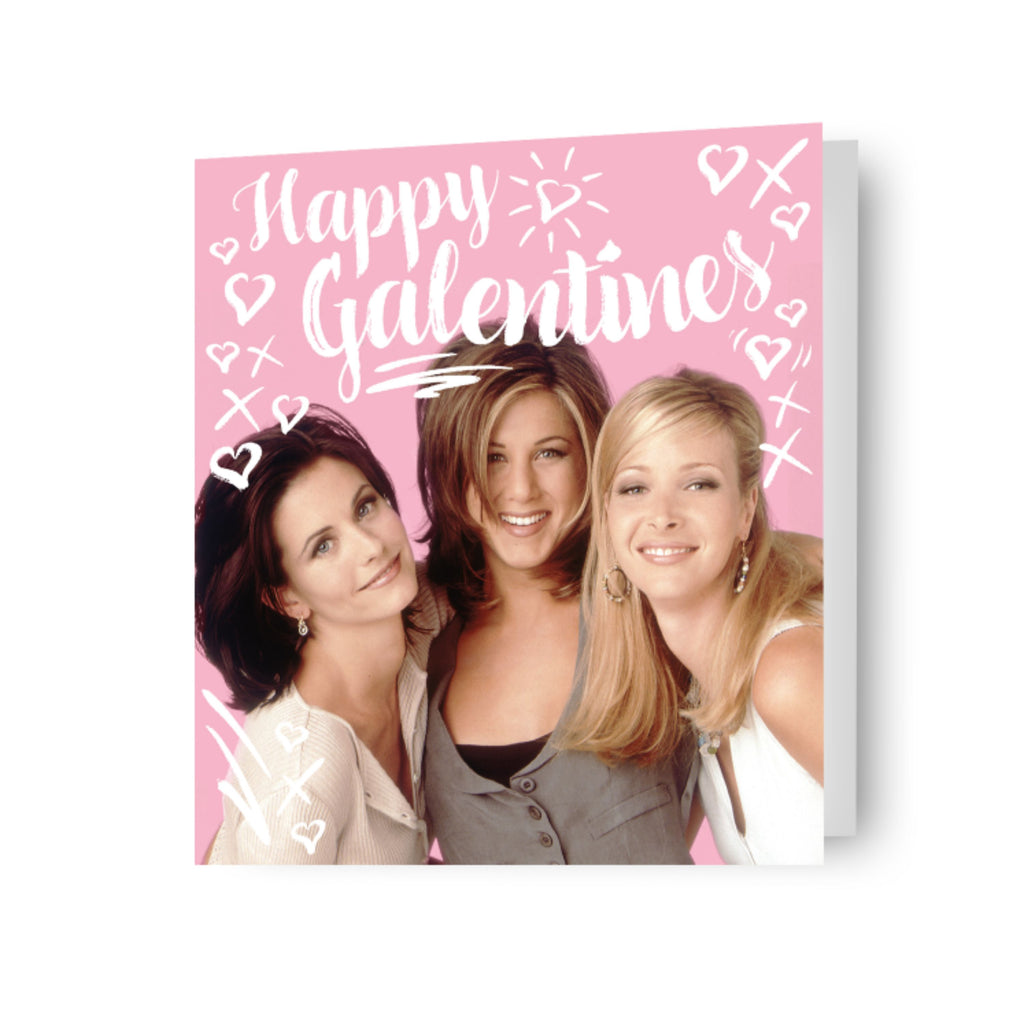 Biglietto Galentines per gli amici di San Valentino realizzato con carta sostenibile