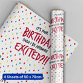 Friends 4 Sheets & 4 Tags Gift Wrap