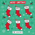 Friends Christmas Card Multipack