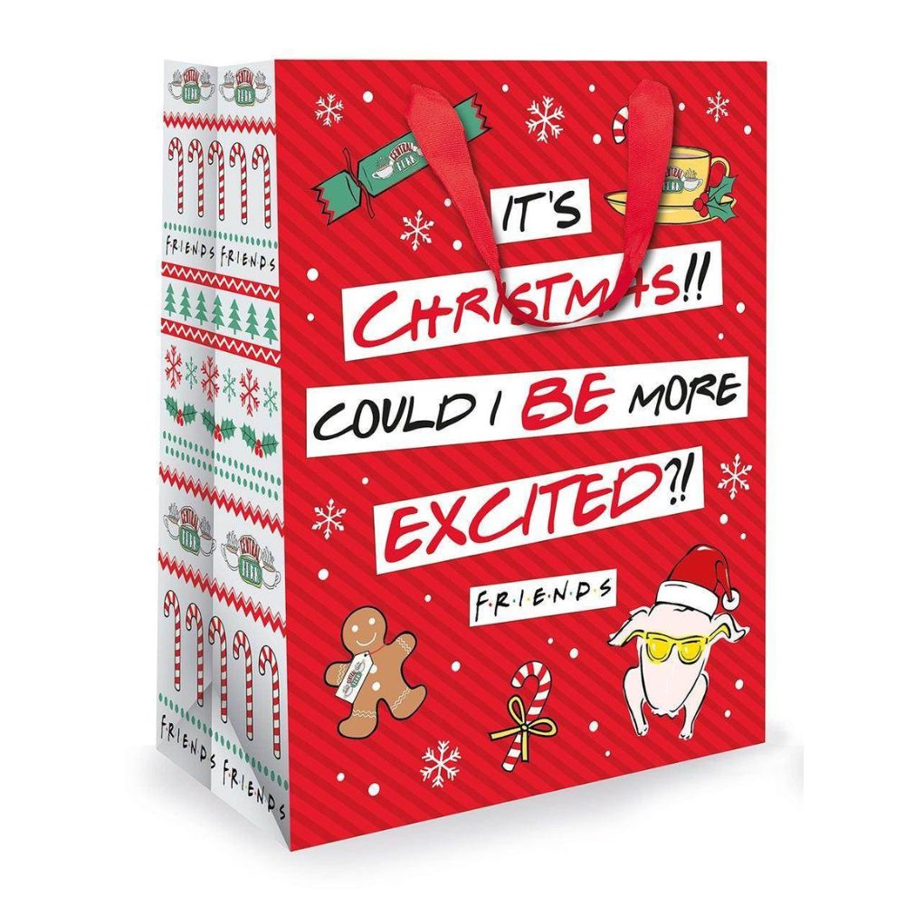 Friends Christmas Medium Gift Bag