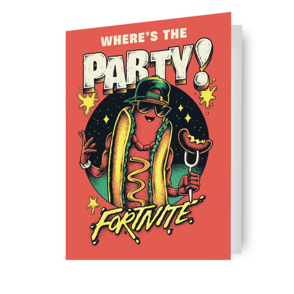 Fortnite Birthday Card