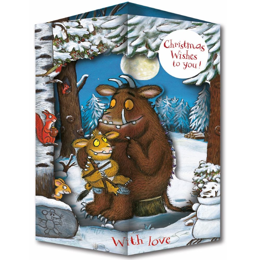 De Gruffalo Pop Up Kerstkaart