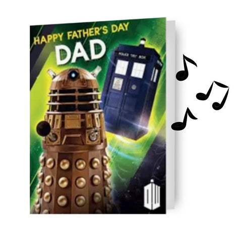 Dr Who 'Dad' Father's Day Sound Card