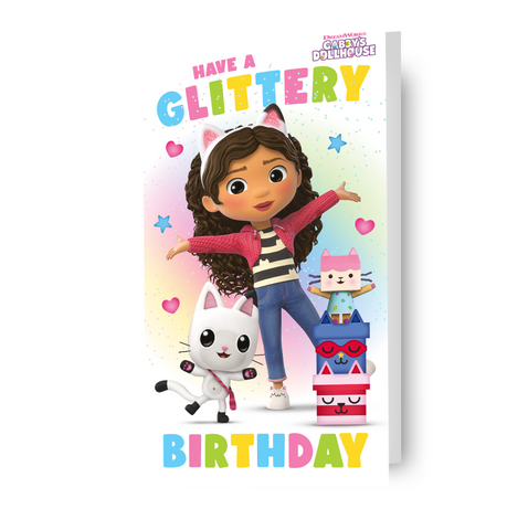 Gabby's Dollhouse 'Glittery' Birthday Card