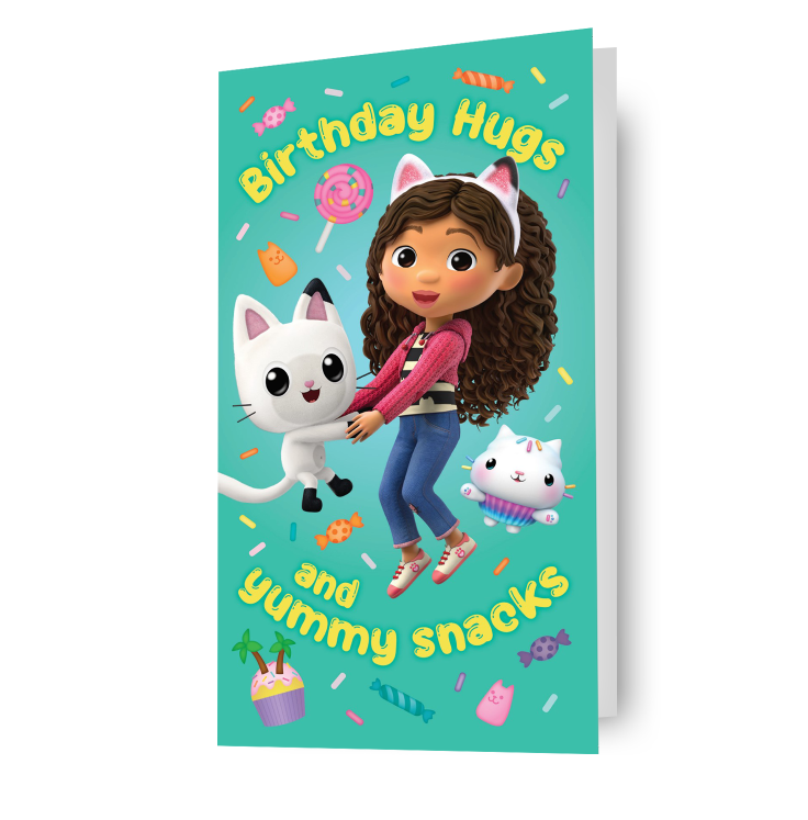 Gabby's Dollhouse 'Birthday Hugs' Birthday Card