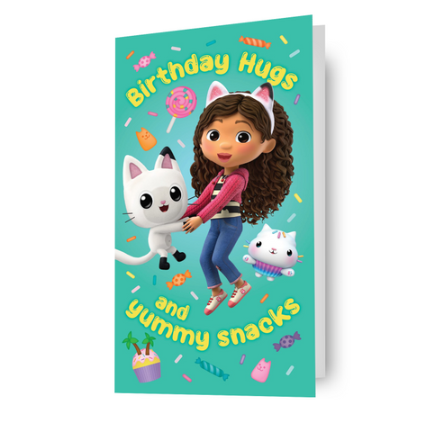 Gabby's Dollhouse 'Birthday Hugs' Birthday Card