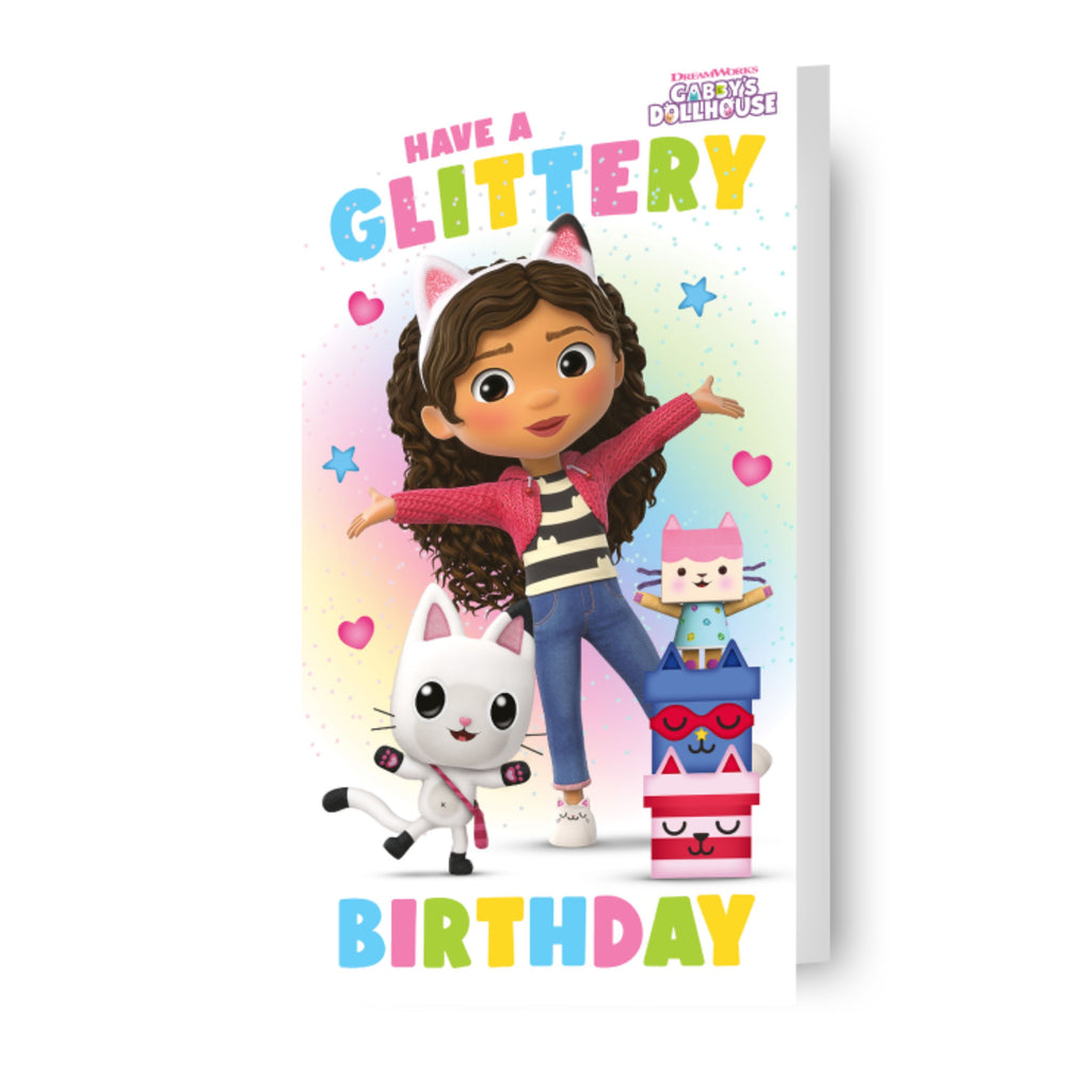 Gabby's Dollhouse 'Glittery' Birthday Card