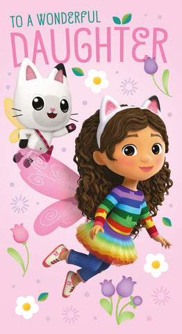 Gabby's Dollhouse Daughter Birthday Card