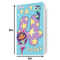 Gabby's Dollhouse Age 4 Birthday Card