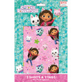 Gabby's Dollhouse 2 Sheets & 2 Tags Gift Wrap