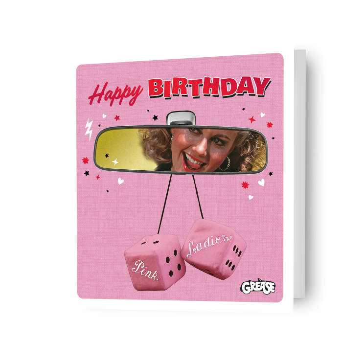 Grease 'Happy Birthday 'Card