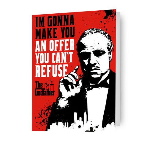 The Godfather 'An Offer You Can't Refuse' Birthday Card