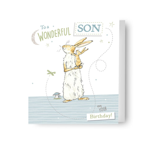 Guess How Much I Love You Son Birthday Card