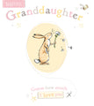 Guess How Much I Love You 'Granddaughter' Birthday Card