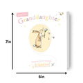 Guess How Much I Love You 'Granddaughter' Birthday Card