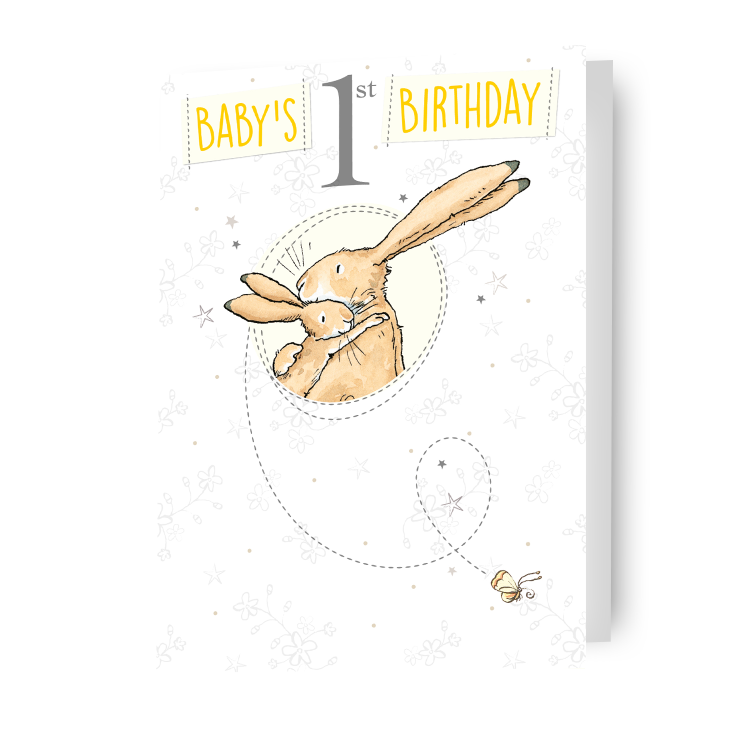 Guess How Much I Love You Age 1Birthday Card