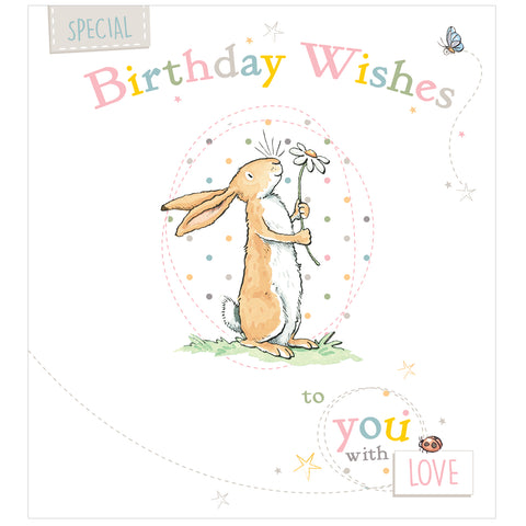 Special Birthday Wishes Guess How Much I Love You Card