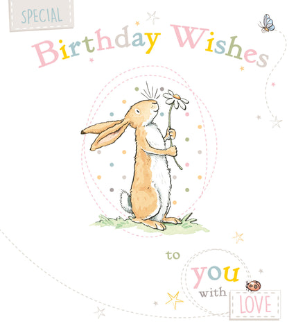 Birthday Wishes Guess How Much I Love You Card