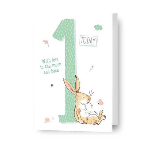 Guess How Much I Love You Age 1 Birthday Card