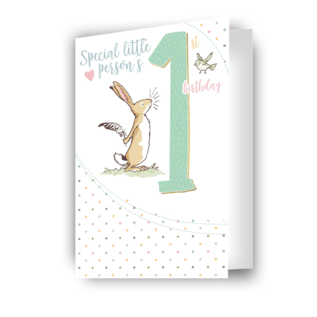 Guess How Much I Love You Age 1 Birthday Card