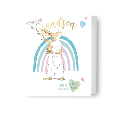 Guess How Much I Love You Grandson Birthday Card