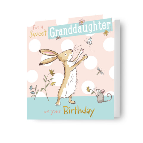 Guess How Much I Love You Granddaughter Birthday Card