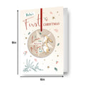 Guess How Much I Love You Baby's 1st Christmas Card with Detachable Bauble