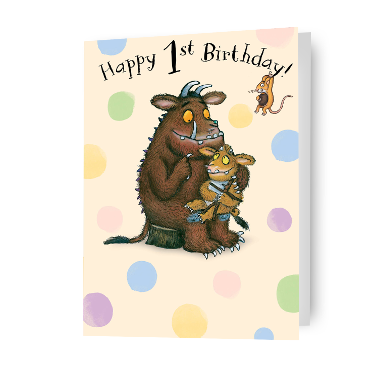 The Gruffalo Age 1 Birthday Card