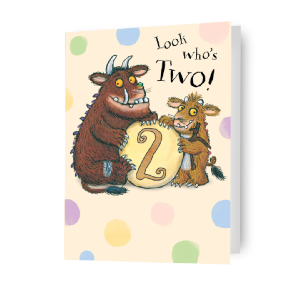 The Gruffalo Age 2 Birthday Card