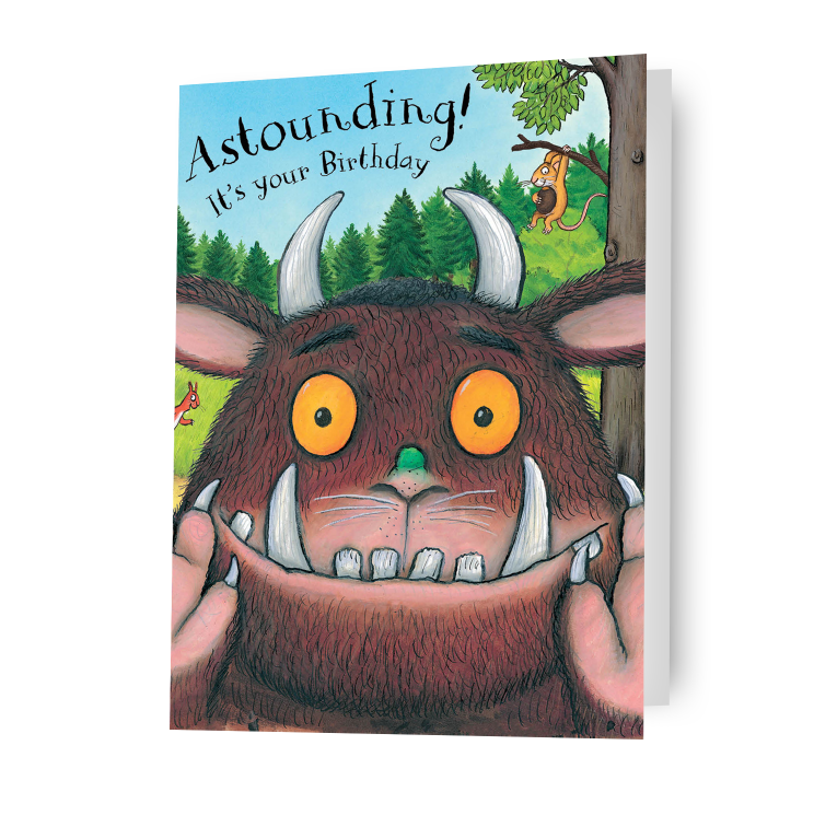 The Gruffalo 'Astounding! It's Your Birthday' Birthday Card