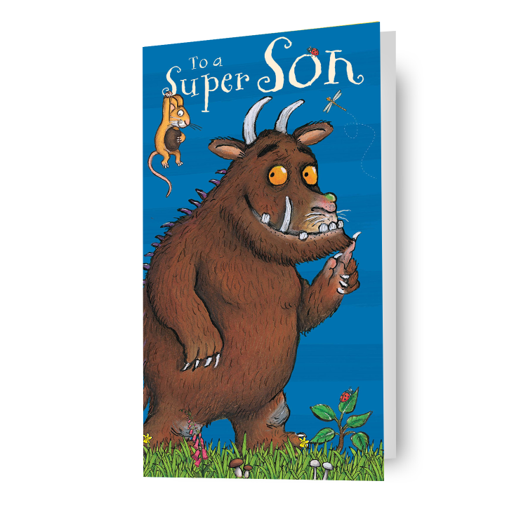 The Gruffalo 'Super Son' Birthday Card