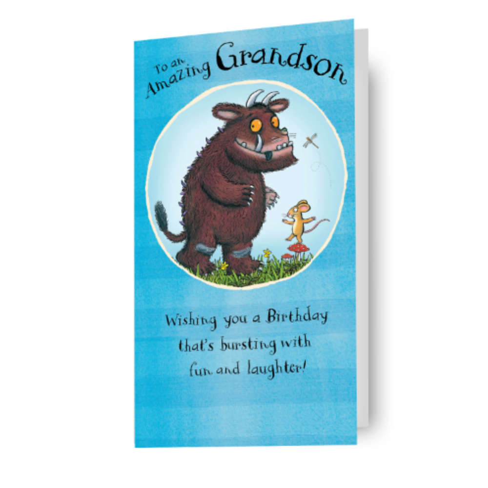 The Gruffalo Grandson Birthday Card