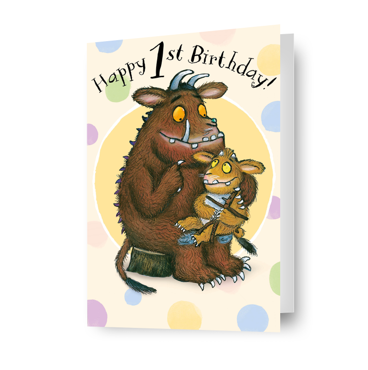 The Gruffalo Age 1 Birthday Card