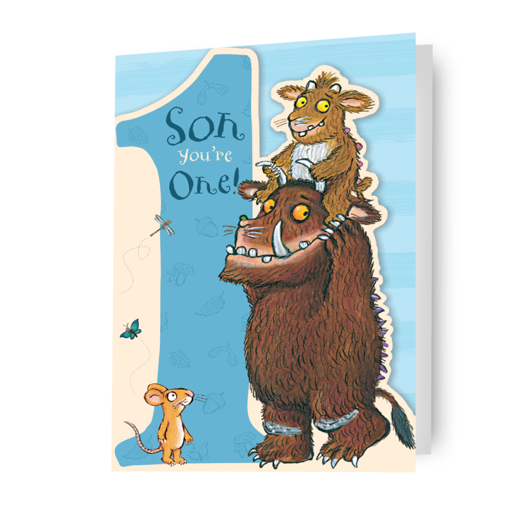 The Gruffalo 'Son' Age 1 Birthday Card