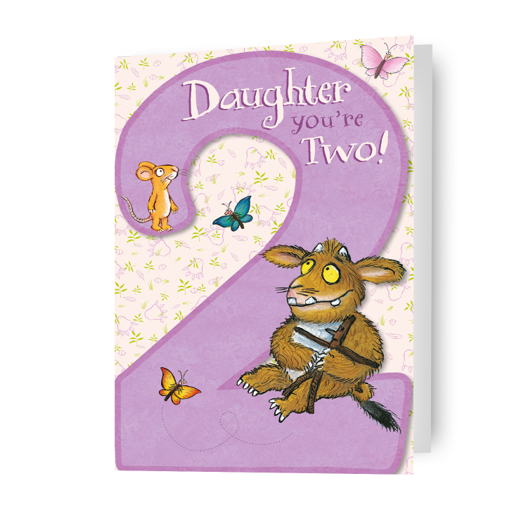 The Gruffalo Daughter Age 2 Birthday Card