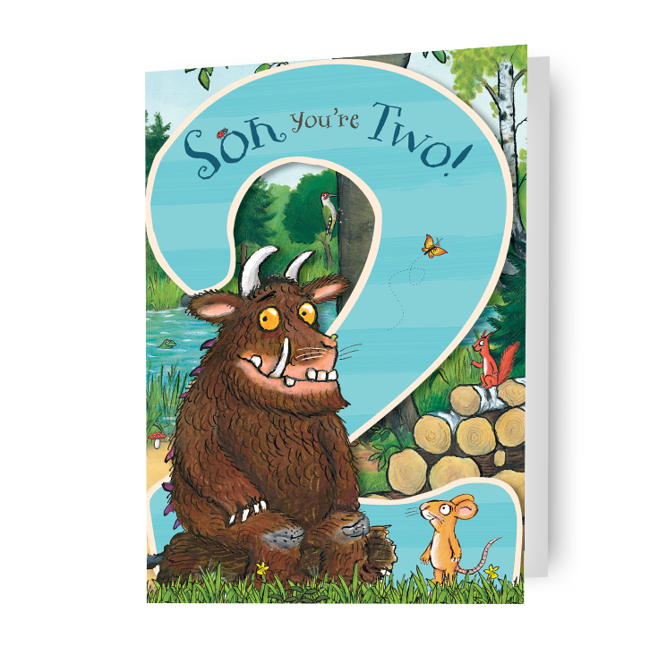 The Gruffalo Son Age 2 Birthday Card