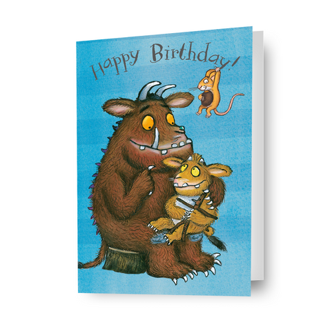 The Gruffalo General Blue Birthday Card