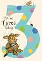 The Gruffalo 'You're 3 Today' 3rd Birthday Card