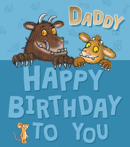 The Gruffalo Daddy Birthday Card