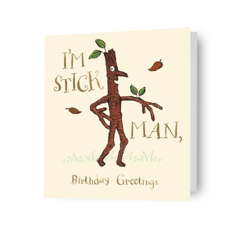 The Gruffalo 'I'm Stickman' Birthday Card