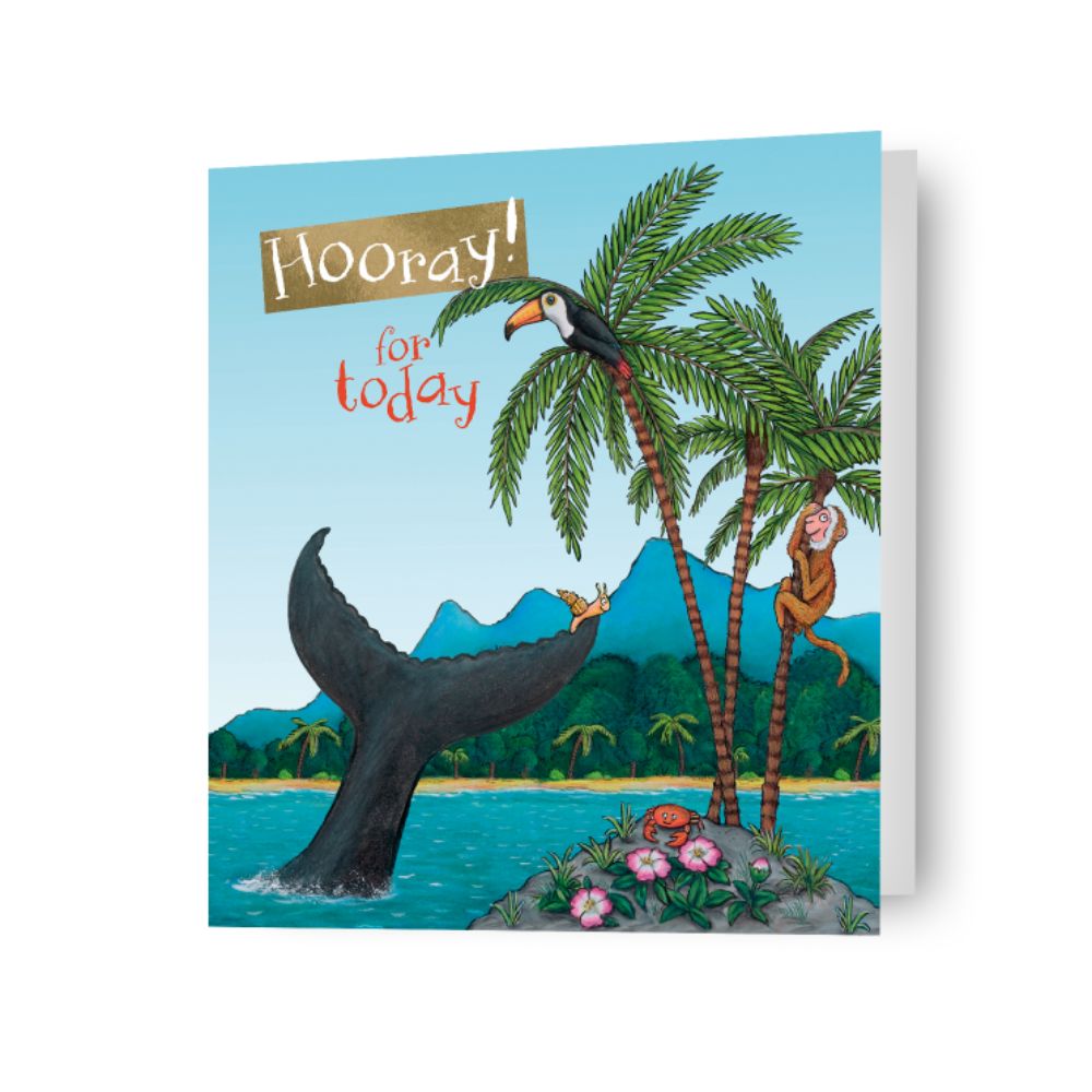 The Gruffalo The Snail Whale & Monkey Birthday Card