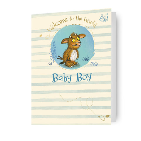 The Gruffalo New Baby Boy Card
