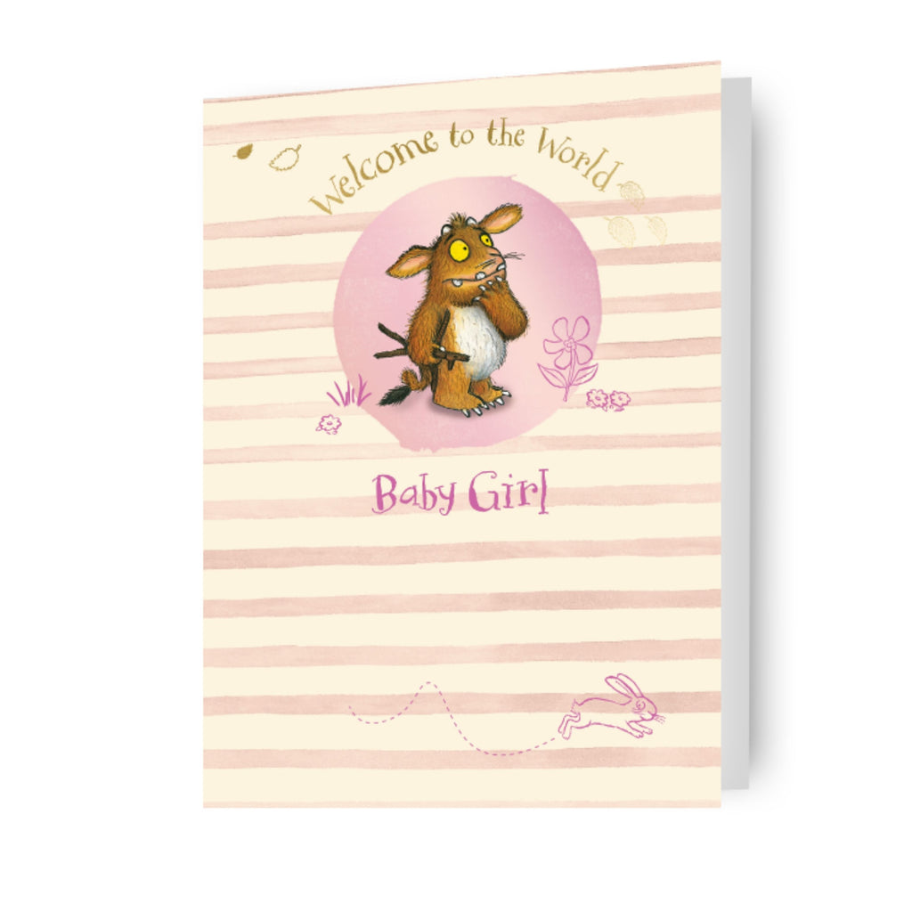 The Gruffalo New Baby Girl Card