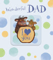 THE GRUFFALO DAD FATHER'S DAY CARD WITH DETACHABLE COASTER